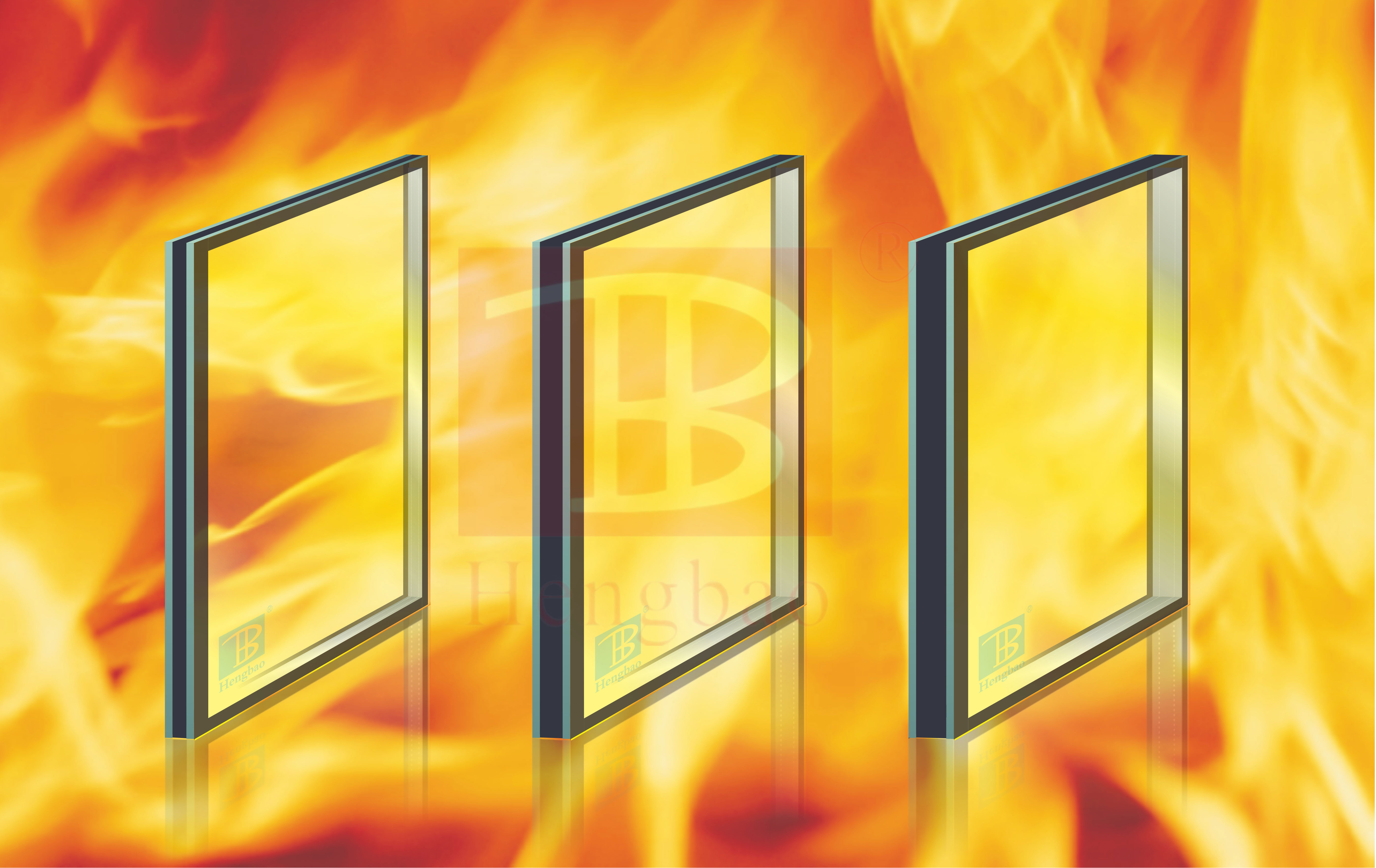 高品質非隔熱型防火玻璃