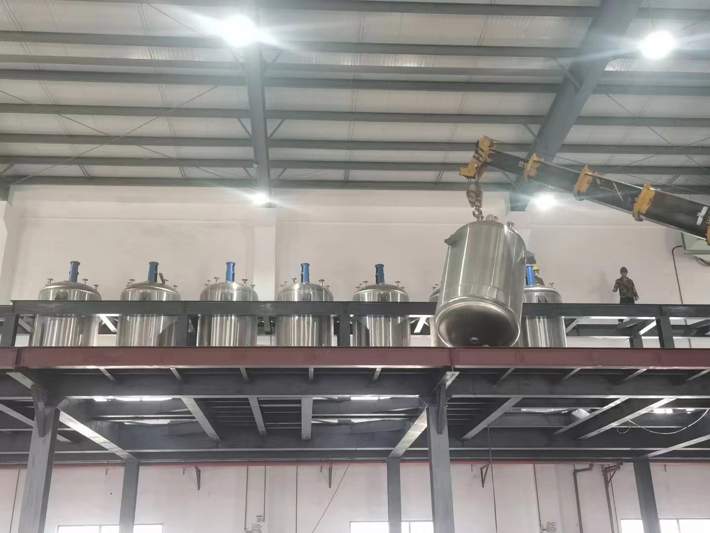 惠州市 農業(yè)醫(yī)藥科技有限公司 反應釜生產線 工程案例(圖3)